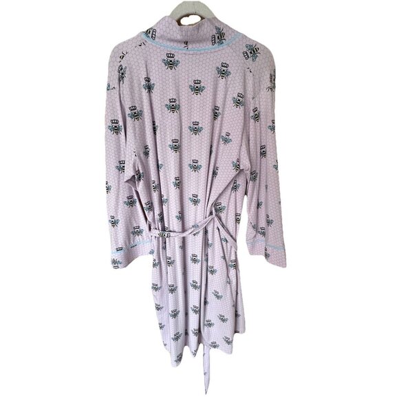 The Cat's Pajamas Queen Bee Robe Size Small / Med $136 Soft 100% Cotton Peru EUC - Picture 7 of 7